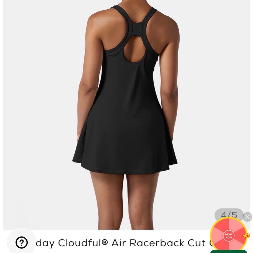halara black tennis dress